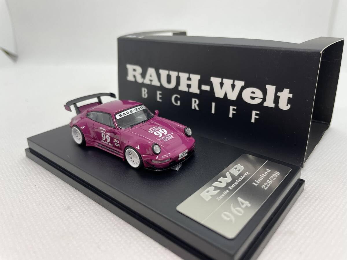 4R-556 RAUH-Welt 1/64 ポルシェ RWB 964 #99 Amazon | RAUH-Welt 1/64 ミニカー RWB Porsche 964/993#99 J04